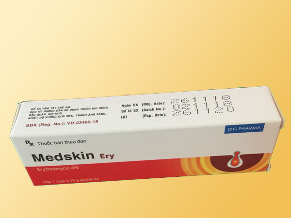 Thuốc Medskin Ery có hàm lượng 400mg
