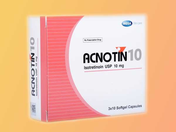 Acnotin 10 mg là thuốc trị mụn trứng cá được sản xuất tại Thái Lan.